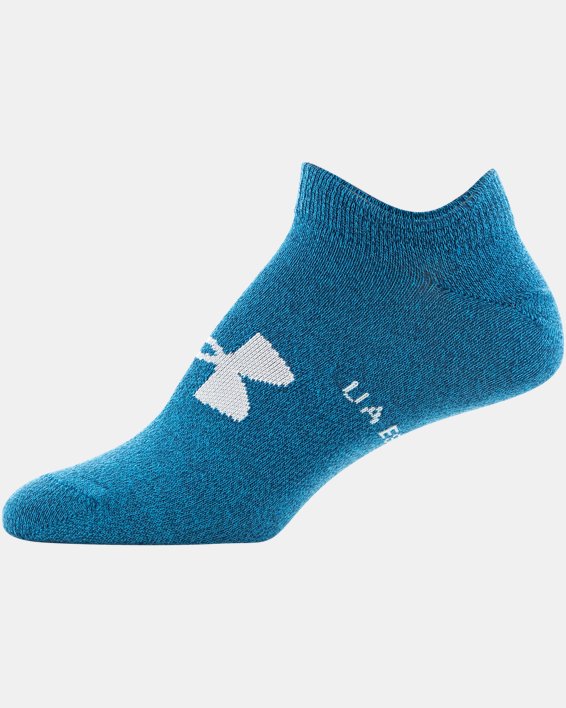 Women's UA Essential No Show – 6-Pack Socks, Blue, pdpMainDesktop image number 7